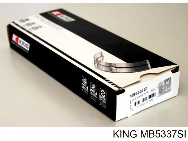 MB5337SI King Folhas inseridas principais de cambota, kit, padrão (STD)