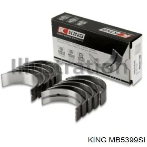 Compre 0113T2 Peugeot/Citroen Folhas inseridas principais de cambota, kit, padrão (STD)