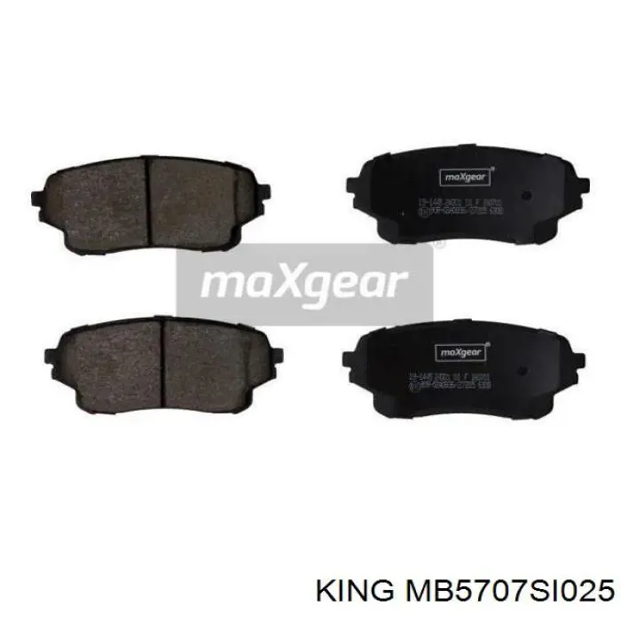 MB5707SI025 King Folhas inseridas principais de cambota, kit, 1ª reparação ( + 0,25)