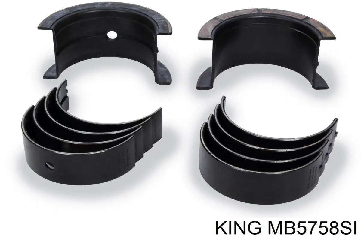 Folhas inseridas principais de cambota, kit, padrão (STD) MB5758SI King