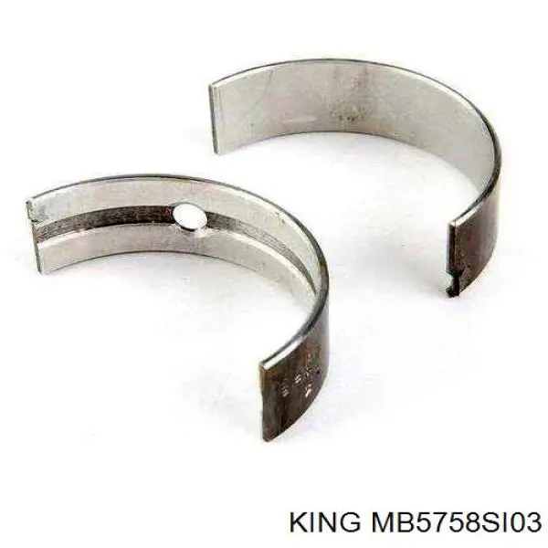 MB5758SI03 King Folhas inseridas principais de cambota, kit, 1ª reparação ( + 0,25)