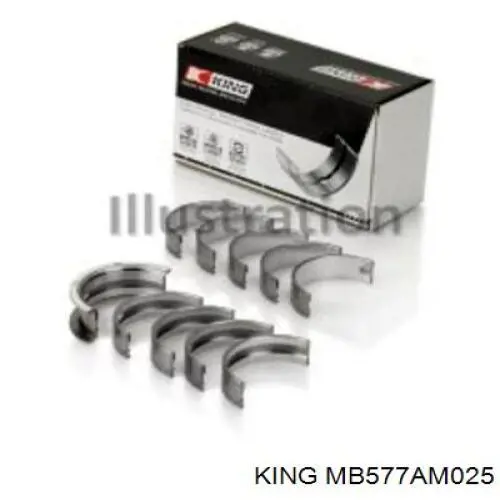 Folhas inseridas principais de cambota, kit, 1ª reparação ( + 0,25) Kolbenschmidt MS1131A025 preço, a partir de 40,05 USD