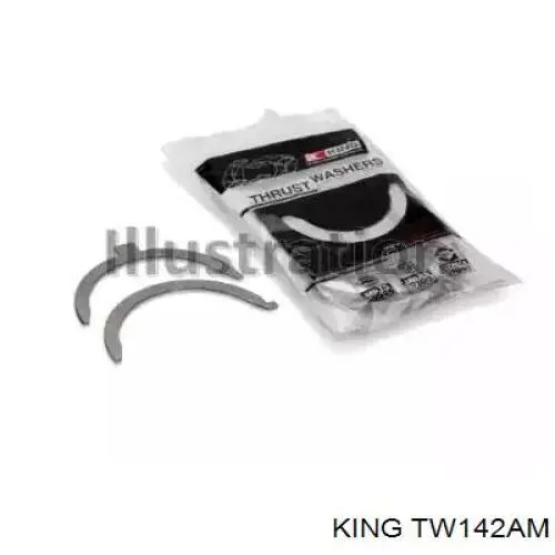 97376393 Opel Semianel de suporte (de carreira) de cambota, STD, kit