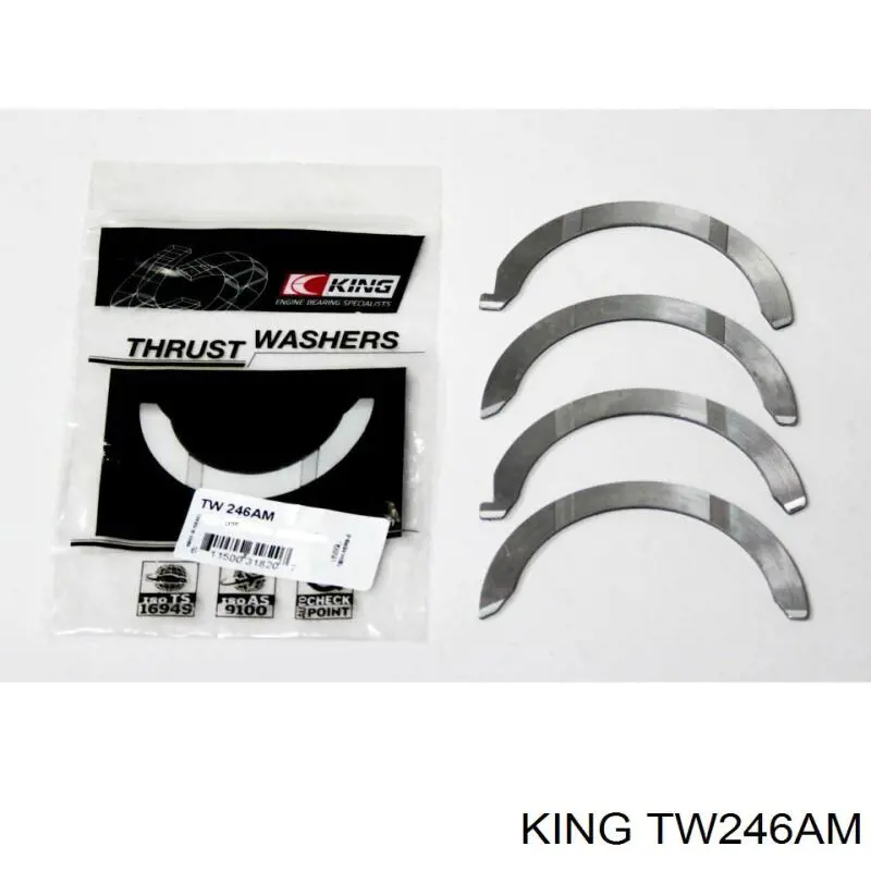 Compre 039AS19967000 Mahle Original Semianel de suporte (de carreira) de cambota, STD, kit
