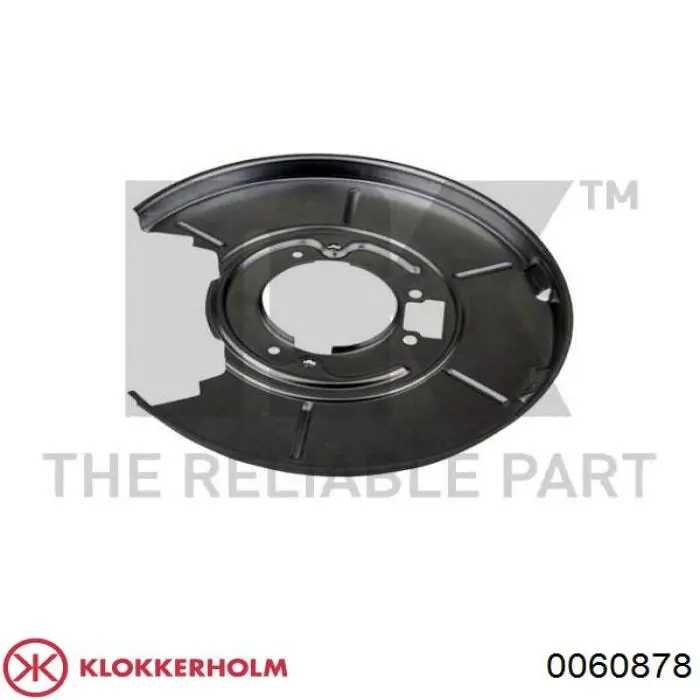Compre 0060878 Klokkerholm Proteção direita do freio de disco traseiro
