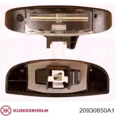 Lanterna da luz de fundo de matrícula traseira Klokkerholm 20930850A1 preço, a partir de 25,42 USD
