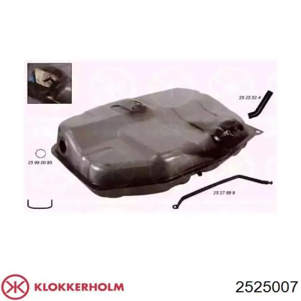 Tanque de combustível para Ford Escort III GAA, AWA, ABFT, AVA