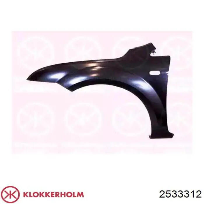 Pára-lama dianteiro direito Klokkerholm 2533312 preço, a partir de 88,22 USD