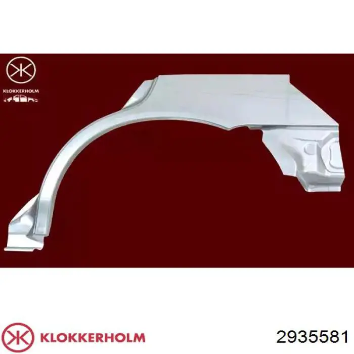 Parte de reparação de arco do pára-lama traseiro esquerdo Klokkerholm 2935581 preço, a partir de 33,65 USD