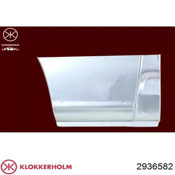 Compre 2936582 Klokkerholm Parte de reparação de arco do pára-lama traseiro direito