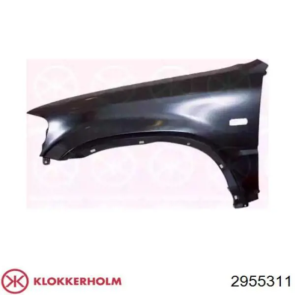 Pára-lama dianteiro esquerdo Klokkerholm 2955311 preço, a partir de 80,06 USD
