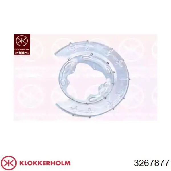 Proteção esquerda do freio de disco traseiro Klokkerholm 3267877 preço, a partir de 36,73 USD