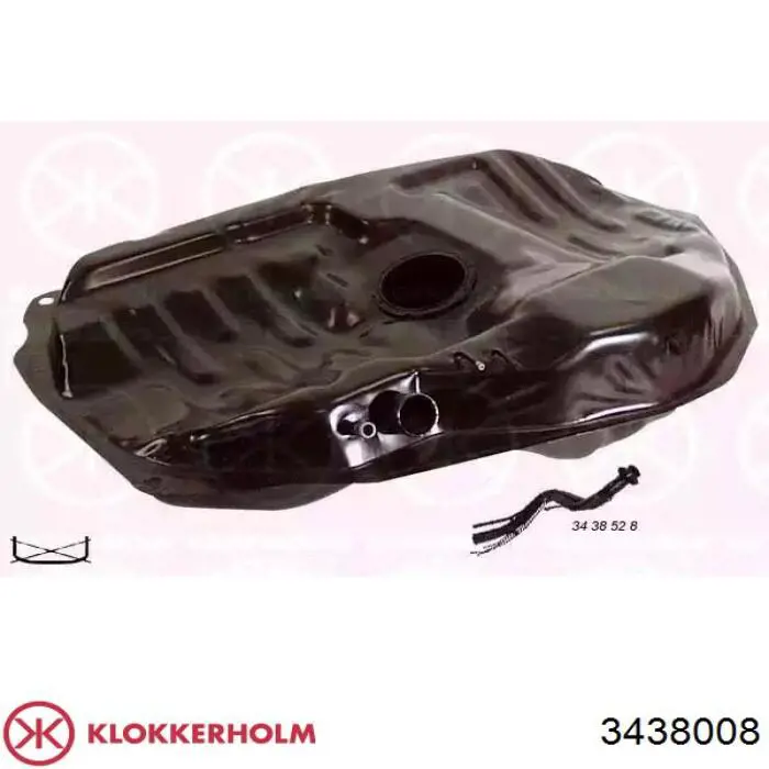 GJ8342110A Mazda Tanque de combustível