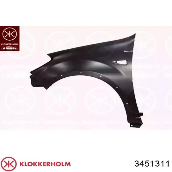 Pára-lama dianteiro esquerdo Klokkerholm 3451311 preço, a partir de 82,71 USD