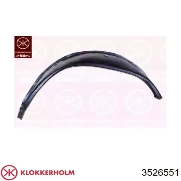 Arco do pára-lama traseiro esquerdo Klokkerholm 3526551 preço, a partir de 58,47 USD