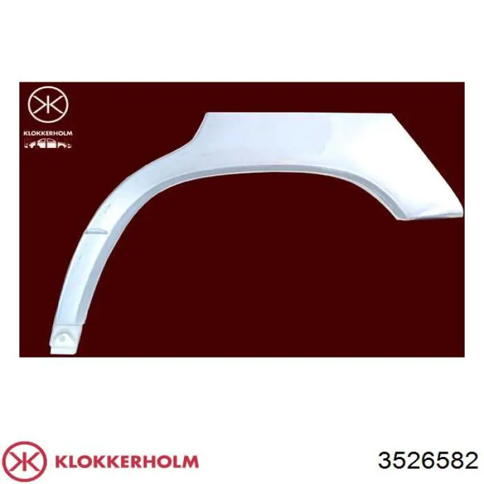 Parte de reparação de arco do pára-lama traseiro direito Klokkerholm 3526582 preço, a partir de 19,14 USD