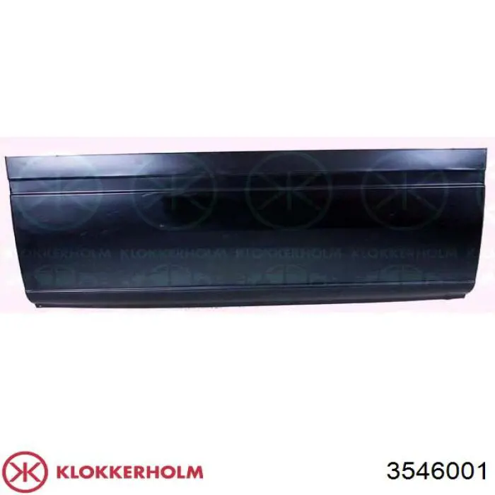 Painel lateral esquerdo de carroçaria Klokkerholm 3546001 preço, a partir de 38,47 USD