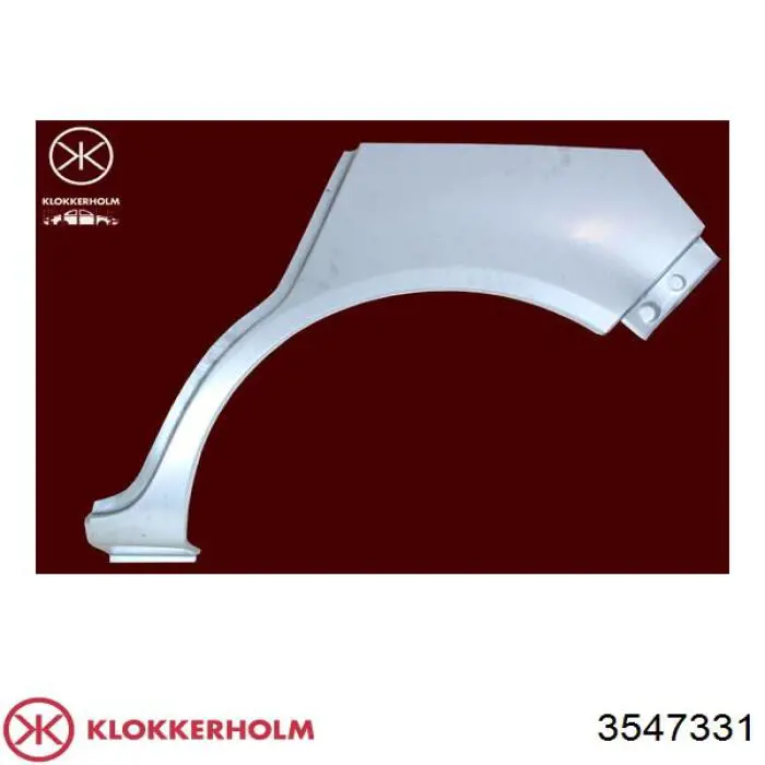 Parte de reparação do pára-lama dianteiro esquerdo Klokkerholm 3547331 preço, a partir de 53,82 USD