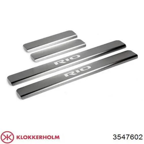 3547602 Klokkerholm Parte de reparação de arco do pára-lama traseiro direito