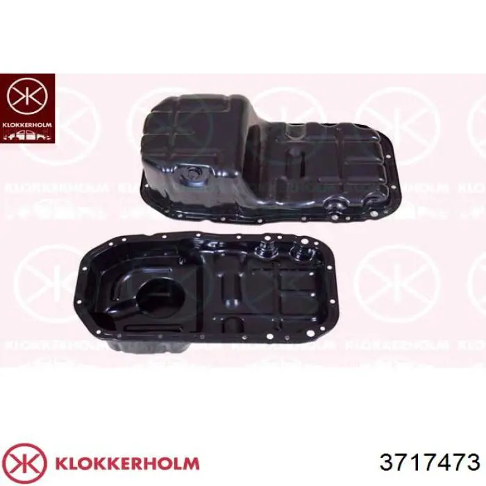 3717473 Klokkerholm Panela de óleo de cárter do motor