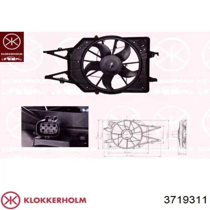 Compre 3719311 Klokkerholm Pára-lama dianteiro esquerdo