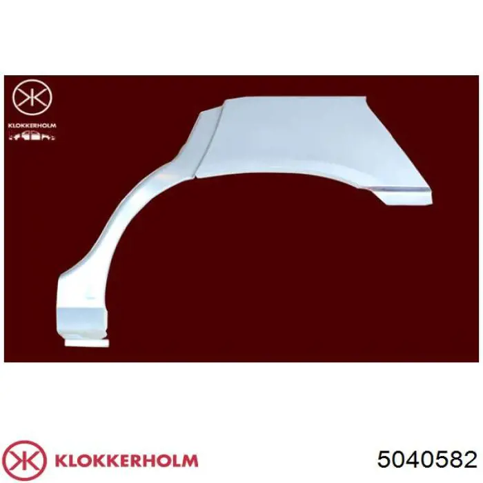 Parte de reparação de arco do pára-lama traseiro direito Klokkerholm 5040582 preço, a partir de 75,76 USD