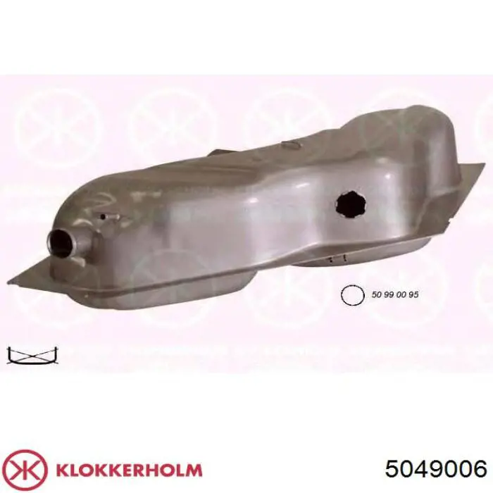 Tanque de combustível Opel Kadett E 35, 36, 45, 46