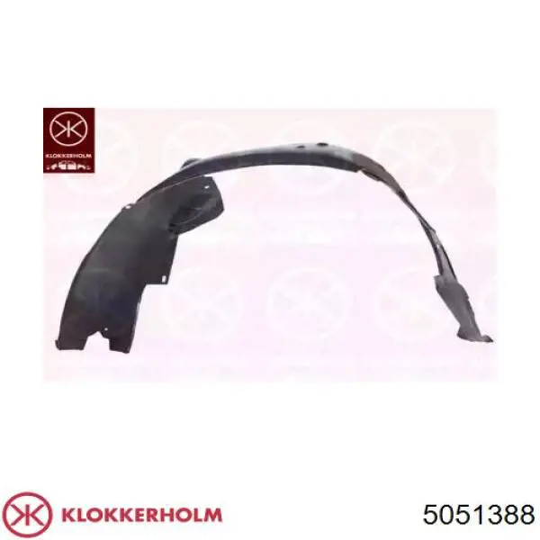 Guarda-barras direito do pára-lama dianteiro Klokkerholm 5051388 preço, a partir de 26,76 USD