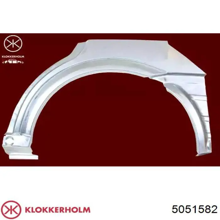 Parte de reparação de arco do pára-lama traseiro direito Klokkerholm 5051582 preço, a partir de 39,77 USD