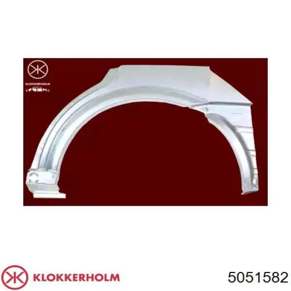 Compre 5051582 Klokkerholm Parte de reparação de arco do pára-lama traseiro direito