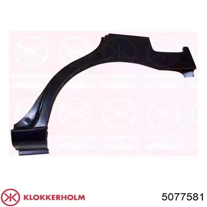 Compre 5077581 Klokkerholm Parte de reparação de arco do pára-lama traseiro esquerdo