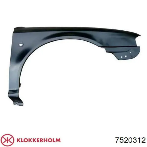 Pára-lama dianteiro direito Klokkerholm 7520312 preço, a partir de 113,07 USD