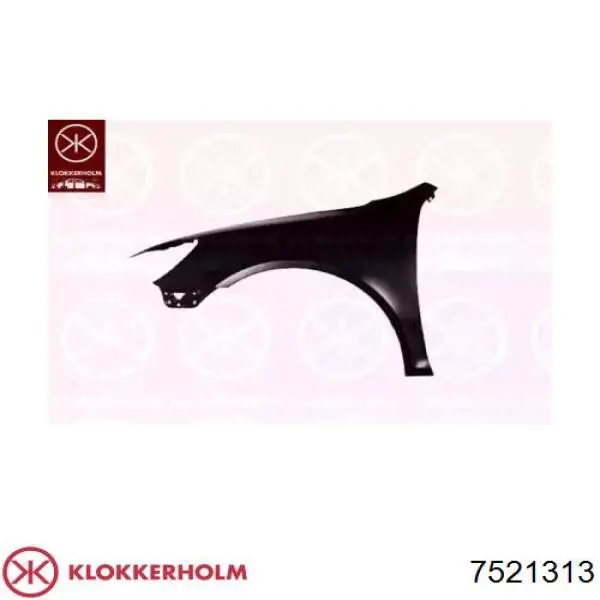 Pára-lama dianteiro esquerdo Klokkerholm 7521313 preço, a partir de 82,36 USD