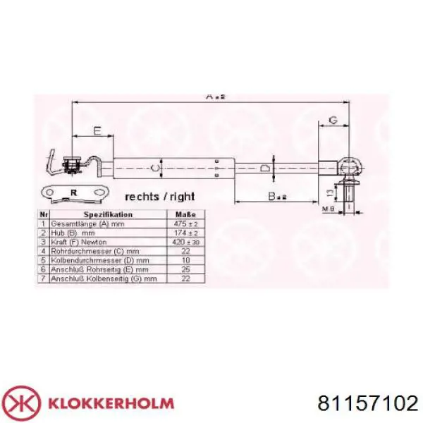 Amortecedor de tampa de porta-malas (de 3ª/5ª porta traseira) Toyota 6895080054 preço, a partir de 24,50 USD