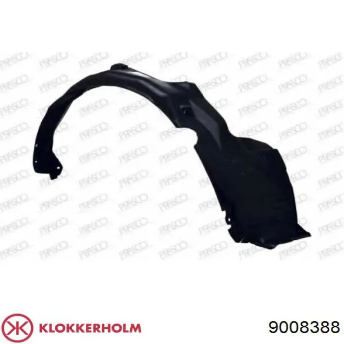 Guarda-barras direito do pára-lama dianteiro Klokkerholm 9008388 preço, a partir de 34,26 USD