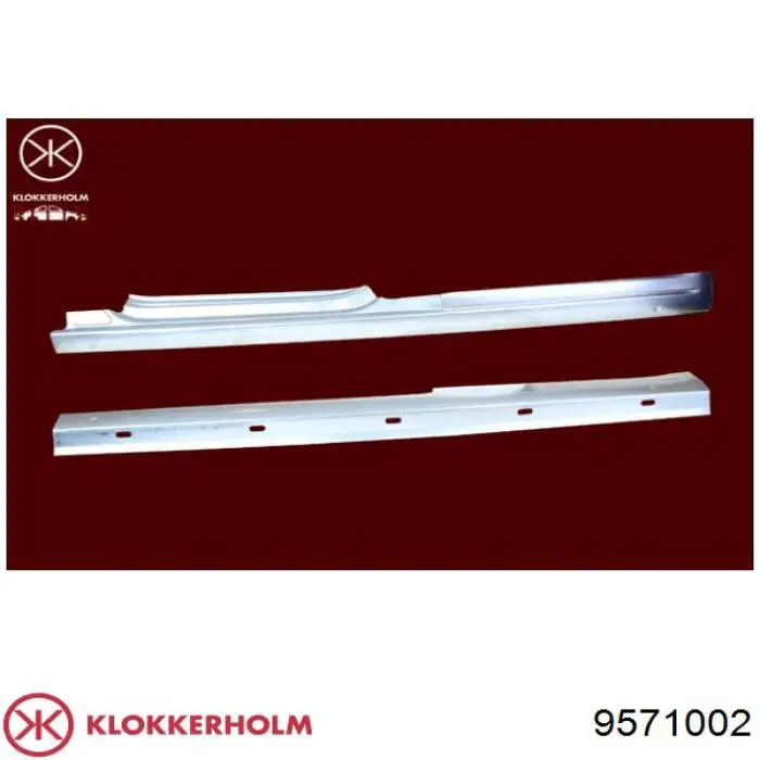 9571002 Klokkerholm Placa sobreposta (moldura) externa direita de acesso