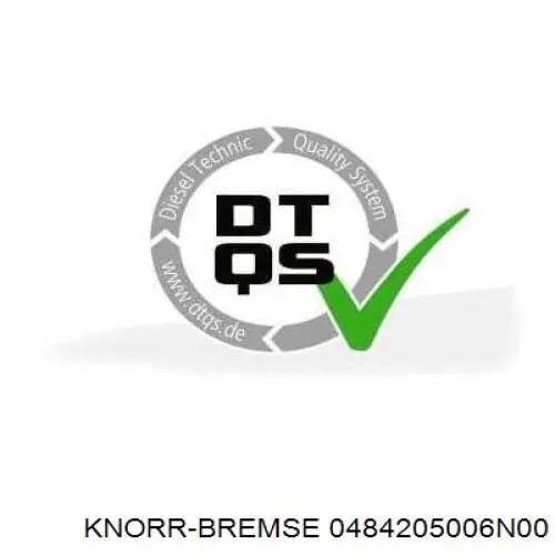 Sensor de pressão do sistema do freio pneumático 0484205006N00 Knorr-bremse