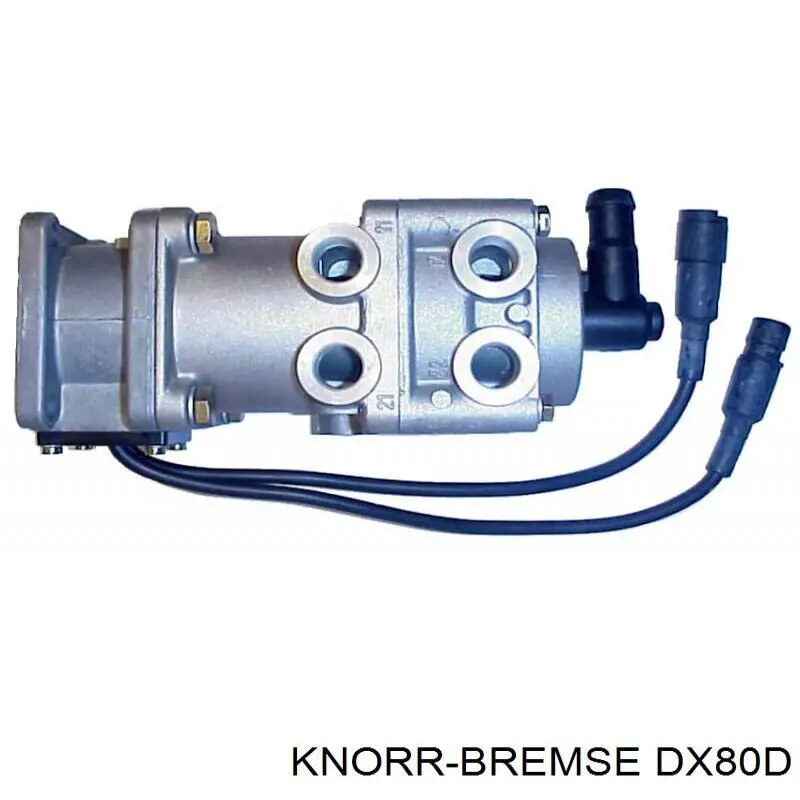 Válvula do freio de pie (TRUCK) DX80D Knorr-bremse
