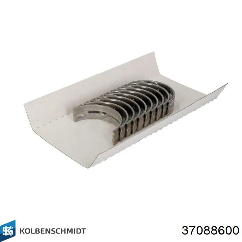 Folhas inseridas principais de cambota, kit, padrão (STD) 37088600 Kolbenschmidt