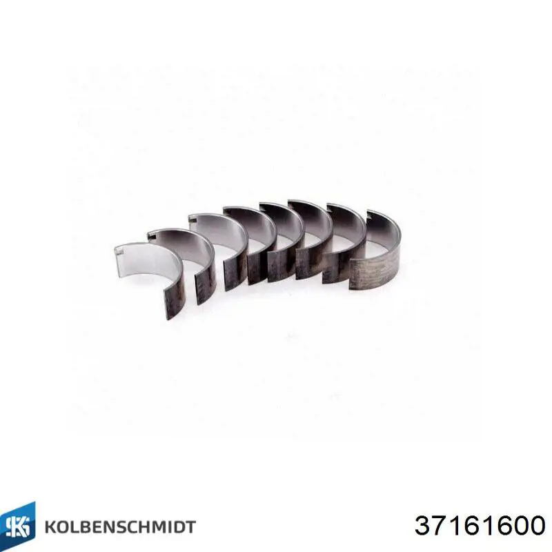 37161600 Kolbenschmidt Folhas inseridas de cambota de biela, kit, padrão (STD)