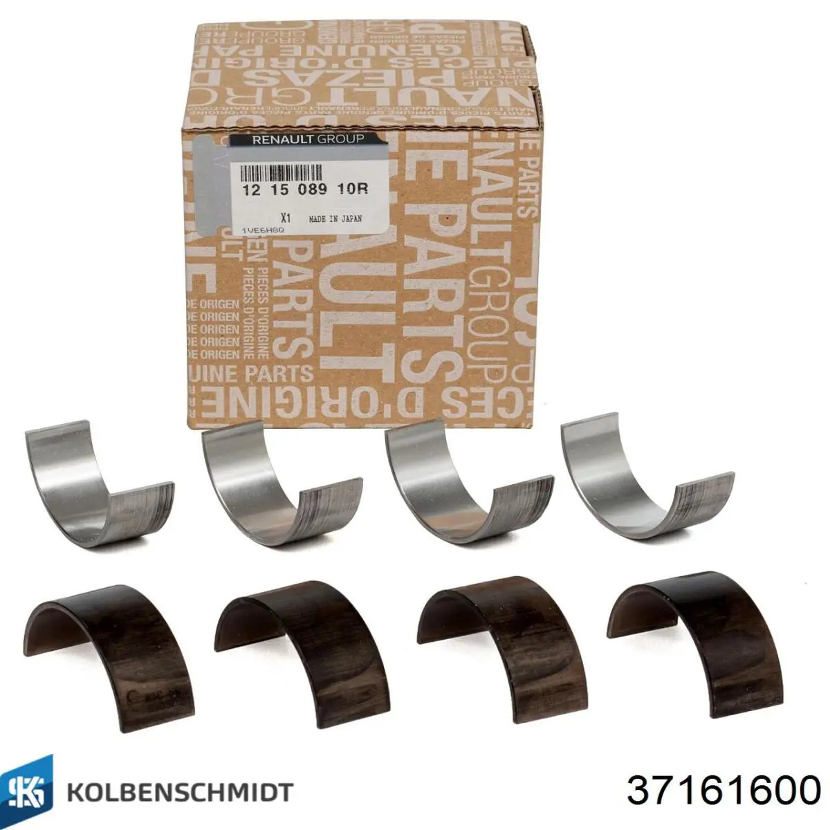 Folhas inseridas de cambota de biela, kit, padrão (STD) Kolbenschmidt 37161600 preço, a partir de 31,87 USD