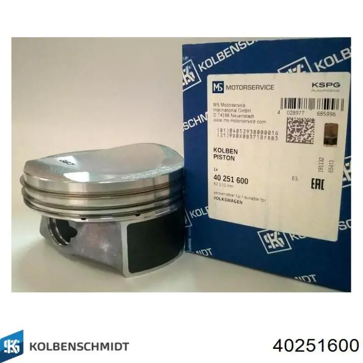 Compre 40251600 Kolbenschmidt Pistão do kit para 1 cilindro, STD
