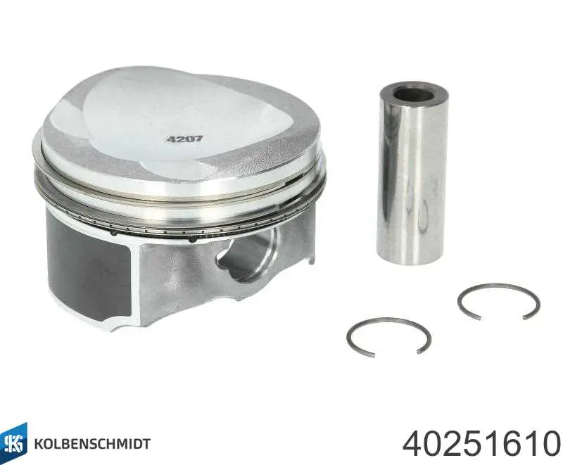 Compre 028PI00128001 Mahle Original Pistão do kit para 1 cilindro, 1ª reparação ( + 0,25)