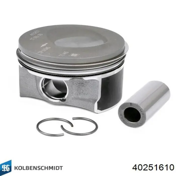 Pistão do kit para 1 cilindro, 1ª reparação ( + 0,25) 028PI00128001 Mahle Original