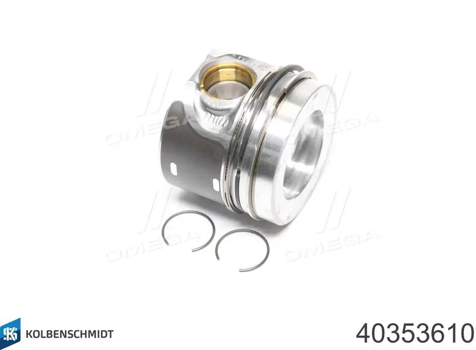 Pistão do kit para 1 cilindro, 1ª reparação ( + 0,25) Kolbenschmidt 40353610 preço, a partir de 148,99 USD
