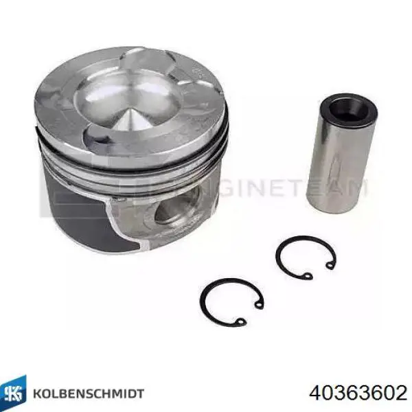 40363600 Kolbenschmidt Pistão do kit para 1 cilindro, STD