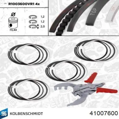 Pistão do kit para 1 cilindro, STD Opel 55588065 preço, a partir de 92,15 USD