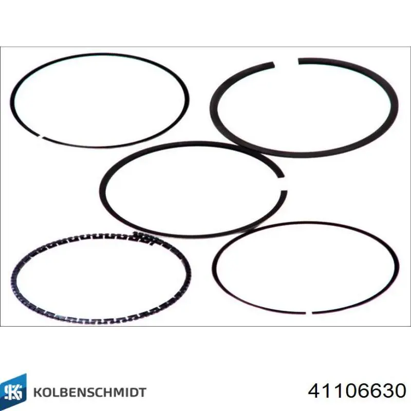 41106630 Kolbenschmidt Pistão do kit para 1 cilindro, 2ª reparação ( + 0,50)