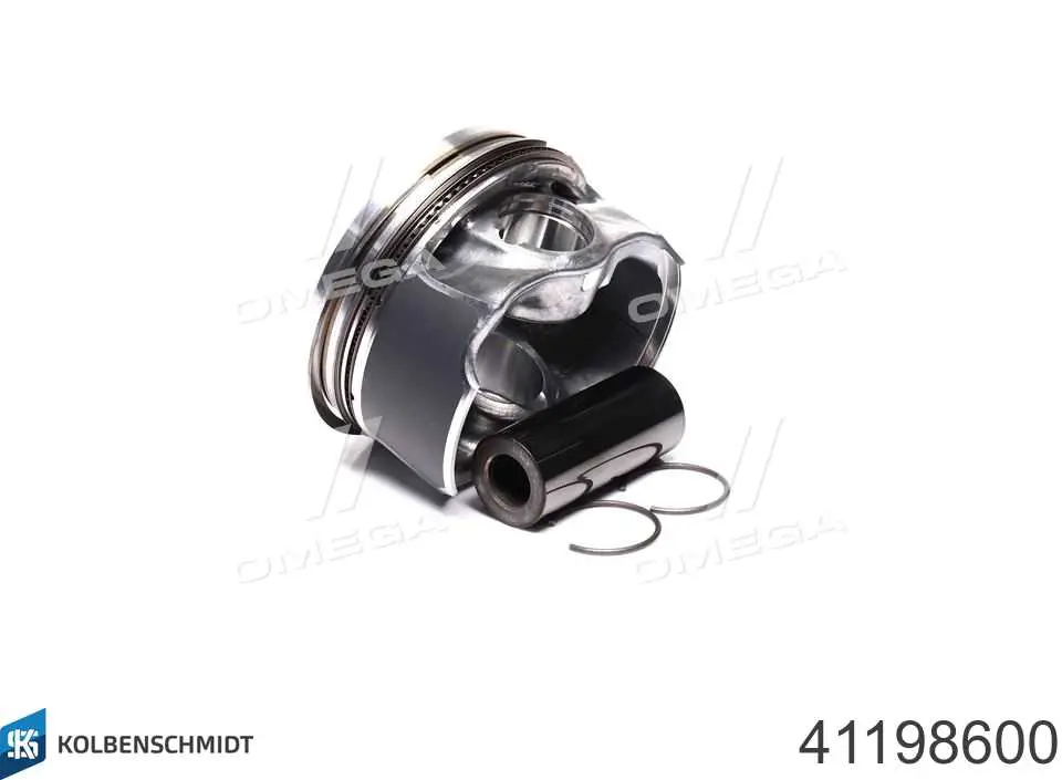 41198600 Kolbenschmidt Pistão do kit para 1 cilindro, STD