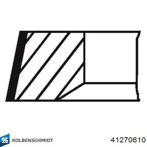 Pistão do kit para 1 cilindro, 1ª reparação ( + 0,25) Kolbenschmidt 41270610 preço, a partir de 190,24 USD